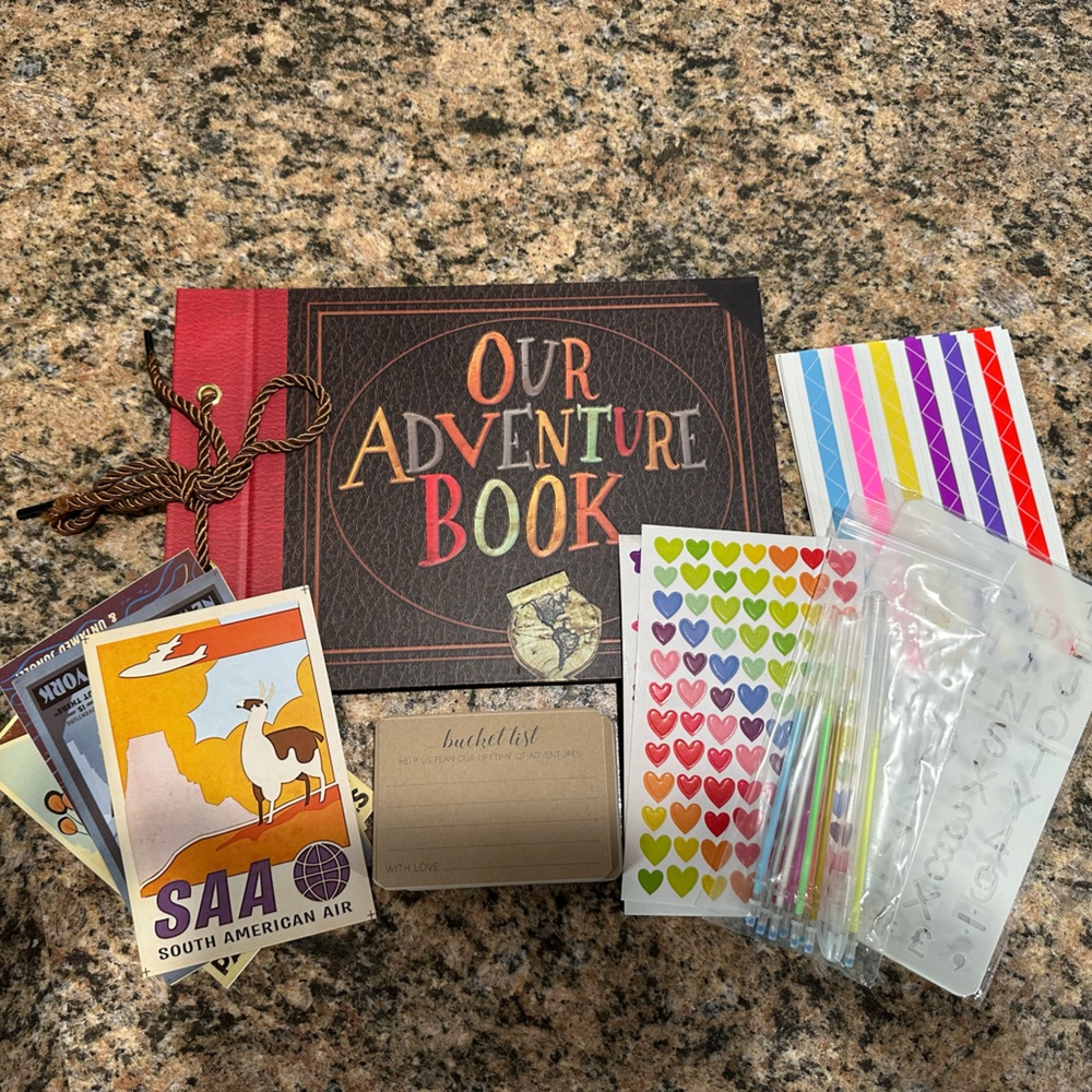 Our Adventure Book Scapbook with Extras